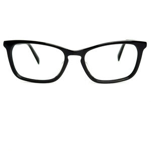 Warby Parker Welty M 100 Eyeglasses Black Rectangle Frames 52-18-145 H18597‎